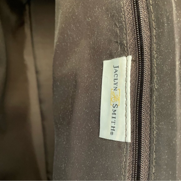 Rare Jaclyn Smith Large Pleather Tote Travel Bag - Picture 7 of 12